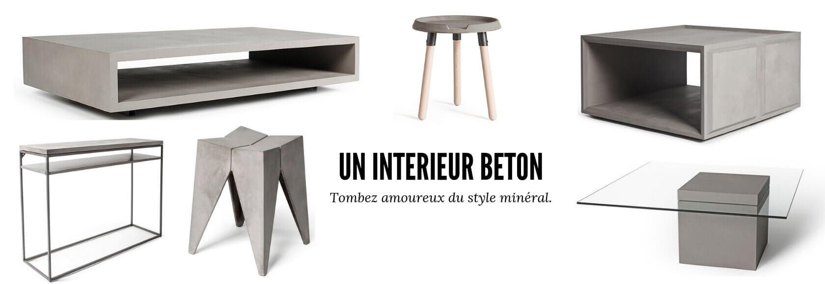 table basse béton